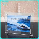 KM-CP38 Custom 7x5,10x8 Table Long Screws Clear Acrylic Plastic Paper Photo Frame thumbnail-5