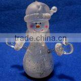 LED Color Changing Animated Acrylic Snowman thumbnail-6