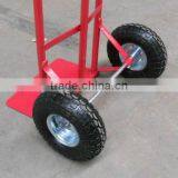Platform Handtruck HT1806,Heavy Duty Metal Hand Truck With High Quality Caster thumbnail-2
