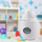 Nursery Safety Thermometer Night Light With Color Changing Light, LCD Display and Rechargeable Battery thumbnail-5