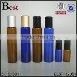 China Best Sellers 5ml 15ml 30ml Fancy Light Blue Cosmetic Perfume Glass Roll on Bottles Essential Oil Roll on Bottle thumbnail-5