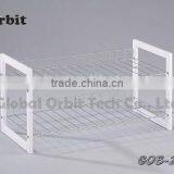 Living Room Furniture Stackable 4 Tier Stainless Steel Metal Shoe Rack thumbnail-4