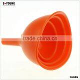 11002 3pcs New Design Silicone Folding Funnel/foldable Funnel thumbnail-1