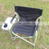 Hot Cheap Price Folding Aluminum Director Chair With Side Table for Outdoor thumbnail-2