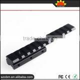 D0026-A Tactical Flashlight Scope Gun Mount Weaver Rail 11mm Convert to 21mm Adaptor thumbnail-1