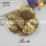 Fashion Vintage Metal Felt Brown Shoe Flower for Women Shoes thumbnail-1