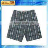 POPULAR!BU-090A Men's YD Check Shorts thumbnail-1