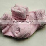 Pure Color Turn Cuff Baby Socks thumbnail-1