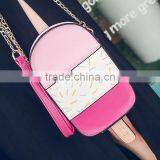 2017 Fashion Child School Bag /cute Kids Bags for Woman Purse Rose Pink Frozen Sucker thumbnail-2