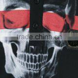 Mens Skull 3D Printed Polo Shirts Customized Logo in Modern Design thumbnail-4