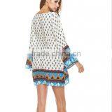 Zm50250b Europe Latest Women Clothes Plus Size Retro Printed Loose Lady Dress thumbnail-4