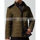2015 Factory Price Men's Black Sheepskin Leather Jacket Down Jacket Spring Season thumbnail-3