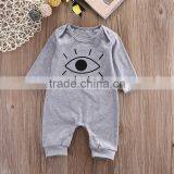 S60690B 2017 Cartoon Big Eyes Infant Babys Clothes Long Sleeve Cotton Romper thumbnail-4