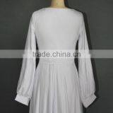 Long Sleeve White Wedding Dress/ Wedding Dress 2017 thumbnail-5