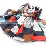 ShiJ 2016 Design Geometry Print Long Girls Coat Kid Clothes thumbnail-2