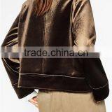 Runwaylover EY1028C Hot Sale 2016 Women Fashion Pure Color Jacket Coats thumbnail-4
