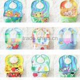 Shanghai Supplier 51 Designs Stocked or OEM ,hot Sale Brand PVC Baby Bibs Baby Rice Bib Waterproof Plastic Bib thumbnail-1