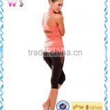 OEM Ladies Fitness Orange Yoga Tank Top Women Gym Sports Wear thumbnail-2