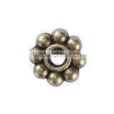 Zinc Based Alloy Spacer Beads Flower Antique Bronze thumbnail-1