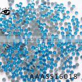 China Hot Fix Rhinestone 4mm Ss16 Peacock Blue Rhinestone for Clothing Shoes thumbnail-1