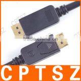 10 m Cable HD Line of High-end 24K Gold Plated Head DP Male to Male Line thumbnail-2