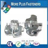 Made in Taiwan M4 Captive Zinc Plated M8 Metric Threaded Tee Nut thumbnail-6