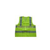 Hi vis reflective safety vest jacket for men and women