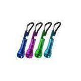 Promotional Gifts PS, PVC White Printed Logo Silk Screen Led Key Chain With Flashlight