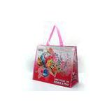 Durable Woven Polypropylene Gift Shopping Bags / Handbag With Full Color Printing Lamination