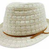 Fedora Wide Brim Straw Hat thumbnail-1