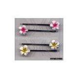 Fimo Flower Bobby Pin thumbnail-1