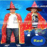 Shining Stars Cape Children Cheap Halloween Costume With Witch Hat thumbnail-1