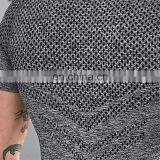 Mens Light Grey Fitness Gym Wear Compression Base Layer thumbnail-3