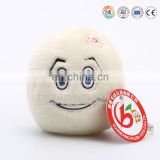 White round human head shape cushion mascot soft toy for wholesale