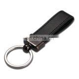 Belt Loops Black Leather Keychain