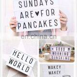 Acrylic Mini LED Light Box With Letters AA Battery Powered USB Cable thumbnail-6