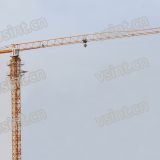 8t topless TC6516 frequency tower crane Schneider invertor L46A1 split mast section for bridge building construction in Dubai