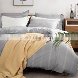 Fashion Comfortable Super King Anti-Wrinkle Cotton Linen Blended Super King Quilt Duvet Cover Set thumbnail-3
