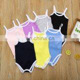 Ribbed Blank Baby Onesie Clothes Romper Bodysuit thumbnail-1