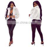 Hot Selling Women Winter Fleece Bomber Jackets and Coats thumbnail-3