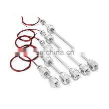 Float Switch Stainless Steel Liquid Water Level Sensor Horizontal Double Ball Float Switch, Vertical Installation Switch