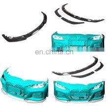 Dry Carbon Fiber G22 Front Splitter Lips for BMW G22 G23 G26 430i 440i M Sport 2020 2021 thumbnail-1