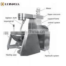 High Quality Planetary Stir Frying Pan/Pot Electromagnetic Heating Automatic PLC Planetary Cooker Mixer thumbnail-4