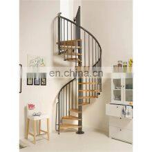 Galvanized Stairs Customized Center Column Carbon Steel Metal Spiral Staircases thumbnail-2