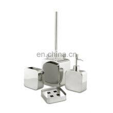 Stainless Steel 3pcs Bathroom Set Sanitary Ware Square Mat Finishing Bathroom Accessories Set thumbnail-4