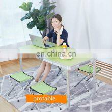 Lightweight Height Adjustable Foldable Aluminium Picnic Camping Set Table Folding Picnic Table thumbnail-2
