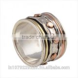 925 silver Brass Copper Hammer Ring,925 sterling silver jewelry wholesale