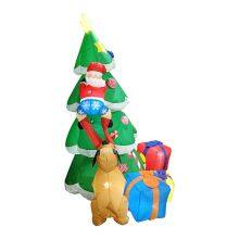 Inflatable Christmas Tree With Inflatable Snow Globe – Perfect for Xmas Decor thumbnail-2