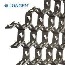 SS304 Hexagonal Mesh Standard Lance Type Hexmetal 1.2mm Thickness of Plate Wholesale Price for Refineries