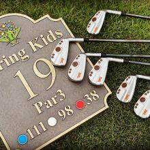 Customized Brass Doorplate Storefront Sign With Antique Relief Copper Plate Decoration. Aluminum Plaque for Villa Tea Room. thumbnail-2